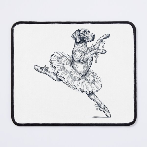 Item preview, Vintage German Shorthaired Pointer Ballet Dancer Ballerina Dog Lover designed and sold by dian-rody-crest.