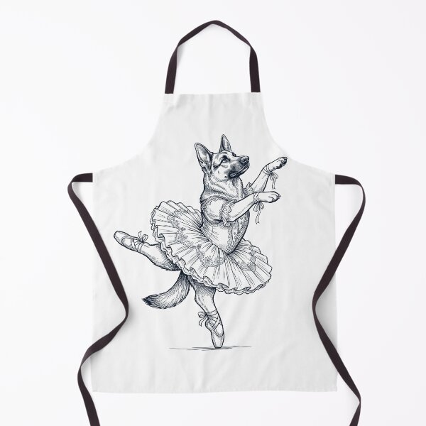 Item preview, Vintage German Shepherd Ballet Dancer Ballerina Dog Lover designed and sold by dian-rody-crest.