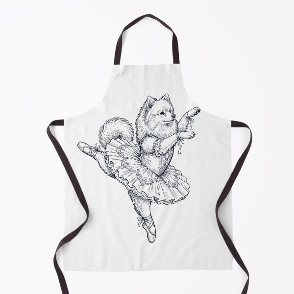 Item preview, Vintage German Spitz Ballet Dancer Ballerina Dog Lover designed and sold by dian-rody-crest.