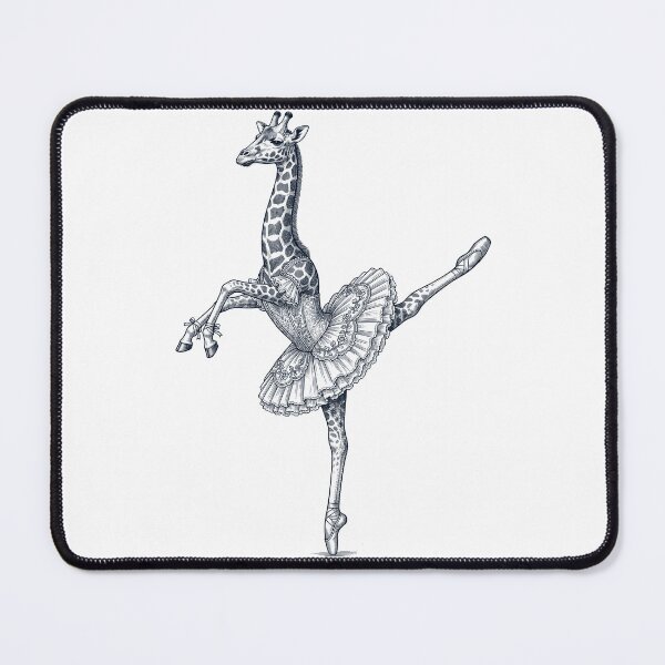 Item preview, Vintage Giraffe Ballet Dancer Ballerina Animal Lover designed and sold by dian-rody-crest.