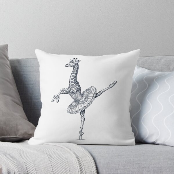 Item preview, Vintage Giraffe Ballet Dancer Ballerina Animal Lover designed and sold by dian-rody-crest.