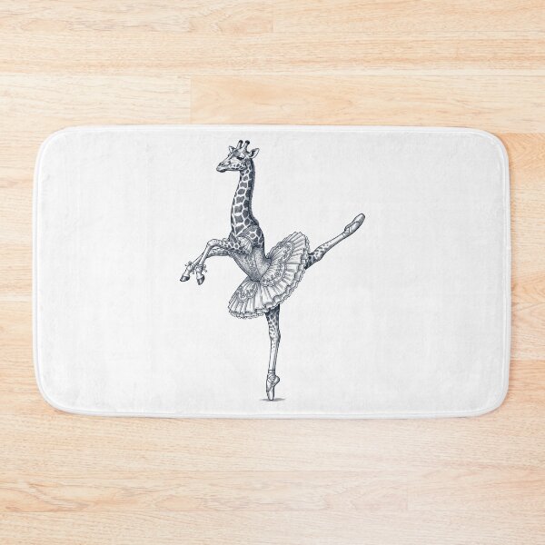 Item preview, Vintage Giraffe Ballet Dancer Ballerina Animal Lover designed and sold by dian-rody-crest.
