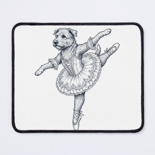 Item preview, Vintage Glen of Imaal Terrier Ballet Dancer Ballerina Dog Lover designed and sold by dian-rody-crest.