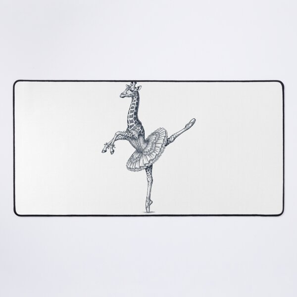 Item preview, Vintage Giraffe Ballet Dancer Ballerina Animal Lover designed and sold by dian-rody-crest.