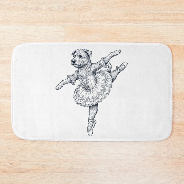 Item preview, Vintage Glen of Imaal Terrier Ballet Dancer Ballerina Dog Lover designed and sold by dian-rody-crest.