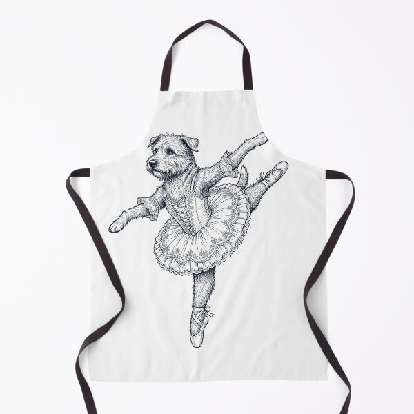 Item preview, Vintage Glen of Imaal Terrier Ballet Dancer Ballerina Dog Lover designed and sold by dian-rody-crest.