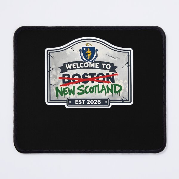 Item preview, Welcome To New Scotland EST 2026 Funny Boston Rebrand Political Parody designed and sold by KAWKAW-DRHM.