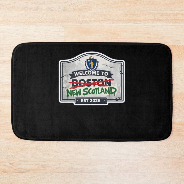 Item preview, Welcome To New Scotland EST 2026 Funny Boston Rebrand Political Parody designed and sold by KAWKAW-DRHM.