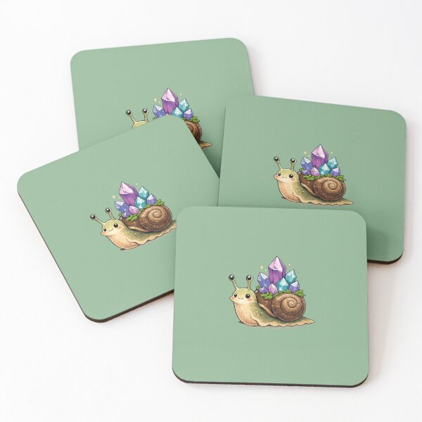 Item preview, Crystal Snail – Magical Nature Design designed and sold by Gagilix.