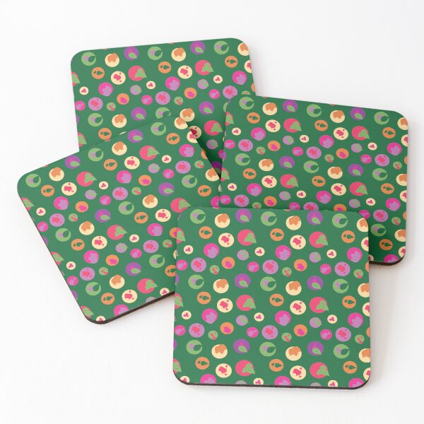 Item preview, Summery Bougainvillea Dots on Forest Green designed and sold by Qousqoza7.