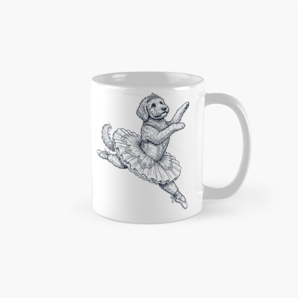 Item preview, Vintage Goldendoodle Ballet Dancer Ballerina Dog Lover designed and sold by dian-rody-crest.