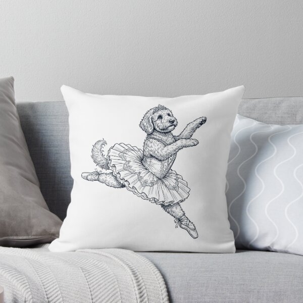 Item preview, Vintage Goldendoodle Ballet Dancer Ballerina Dog Lover designed and sold by dian-rody-crest.