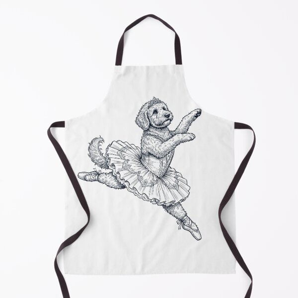 Item preview, Vintage Goldendoodle Ballet Dancer Ballerina Dog Lover designed and sold by dian-rody-crest.