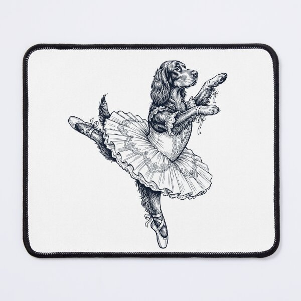 Item preview, Vintage Gordon Setter Ballet Dancer Ballerina Dog Lover designed and sold by dian-rody-crest.