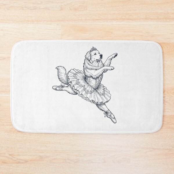Item preview, Vintage Great Pyrenees Ballet Dancer Ballerina Dog Lover designed and sold by dian-rody-crest.