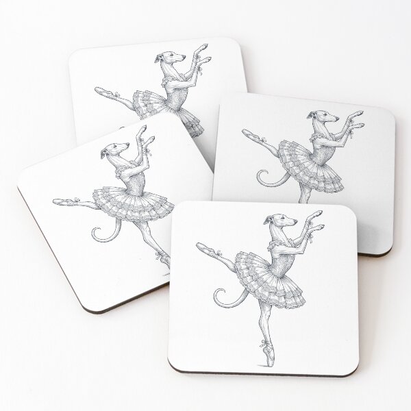 Item preview, Vintage Greyhound Ballet Dancer Ballerina Dog Lover designed and sold by dian-rody-crest.