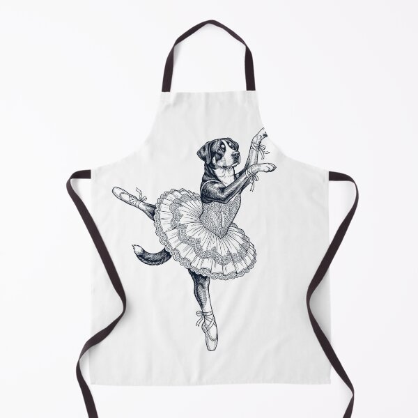 Item preview, Vintage Greater Swiss Mountain Dog Ballet Dancer Ballerina Dog Lover designed and sold by dian-rody-crest.