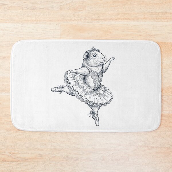 Item preview, Vintage Guinea Pig Ballet Dancer Ballerina Animal Lover designed and sold by dian-rody-crest.
