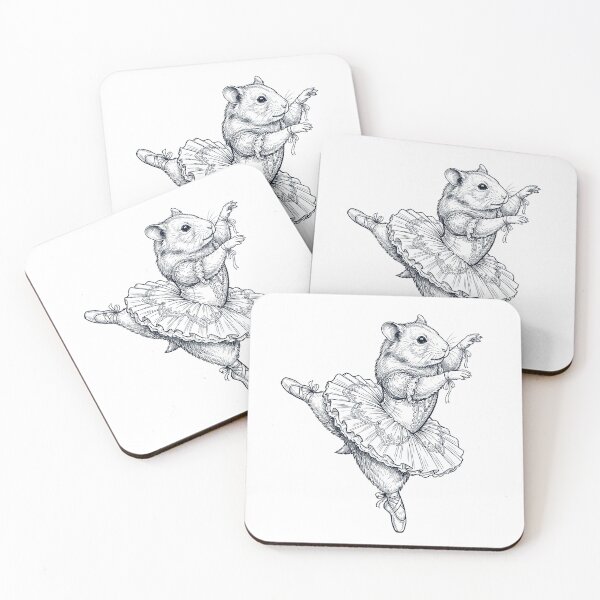 Item preview, Vintage Hamster Ballet Dancer Ballerina Animal Lover designed and sold by dian-rody-crest.