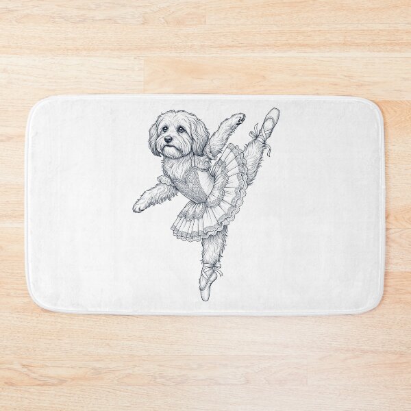 Item preview, Vintage Havanese Ballet Dancer Ballerina Dog Lover designed and sold by dian-rody-crest.