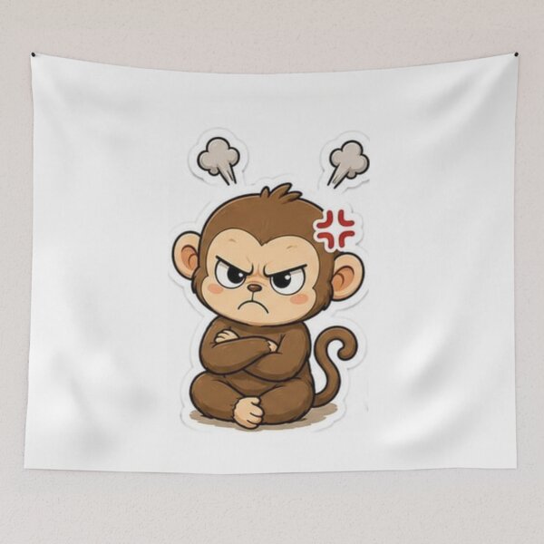 Item preview, Leave Me Alone Monkey designed and sold by layalistoresa.