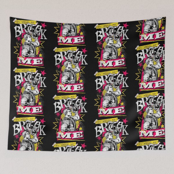 Item preview, You Will Not Broke Me Punk Rock Funny Rebellion designed and sold by PixlCrypt.
