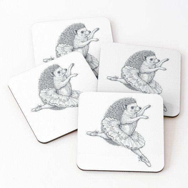 Item preview, Vintage Hedgehog Ballet Dancer Ballerina Animal Lover designed and sold by dian-rody-crest.