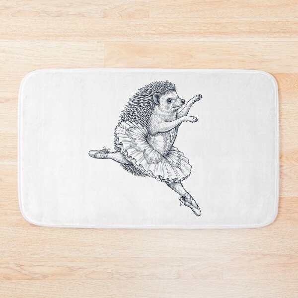 Item preview, Vintage Hedgehog Ballet Dancer Ballerina Animal Lover designed and sold by dian-rody-crest.