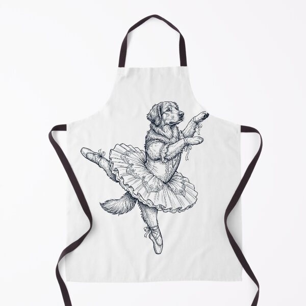 Item preview, Vintage Hovawart Ballet Dancer Ballerina Dog Lover designed and sold by dian-rody-crest.