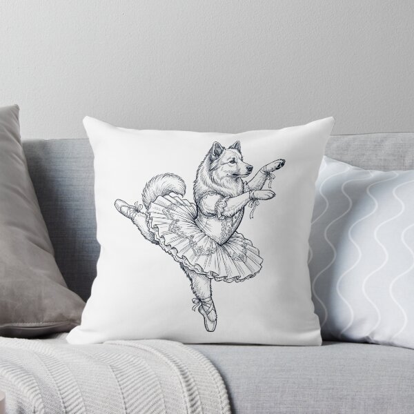 Item preview, Vintage Icelandic Sheepdog Ballet Dancer Ballerina Dog Lover designed and sold by dian-rody-crest.