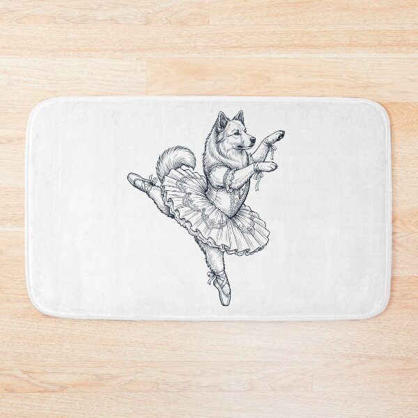 Item preview, Vintage Icelandic Sheepdog Ballet Dancer Ballerina Dog Lover designed and sold by dian-rody-crest.