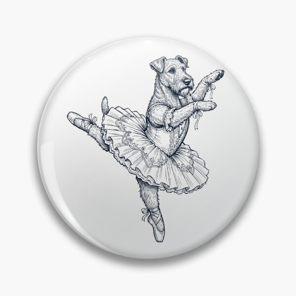 Item preview, Vintage Irish Terrier Ballet Dancer Ballerina Dog Lover designed and sold by dian-rody-crest.