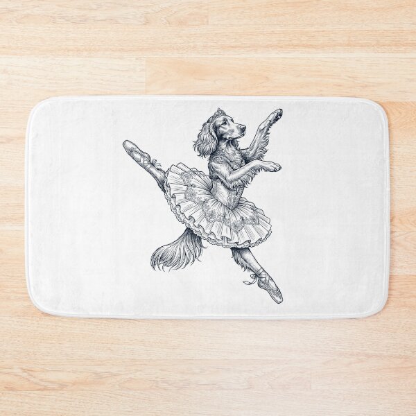 Item preview, Vintage Irish Setter Ballet Dancer Ballerina Dog Lover designed and sold by dian-rody-crest.