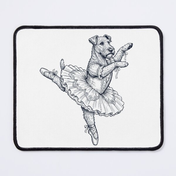 Item preview, Vintage Irish Terrier Ballet Dancer Ballerina Dog Lover designed and sold by dian-rody-crest.