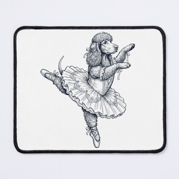 Item preview, Vintage Irish Water Spaniel Ballet Dancer Ballerina Dog Lover designed and sold by dian-rody-crest.