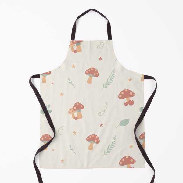 Item preview, Cottagecore Mushroom Pattern — Botanical Forestcore Boho Dorm Decor Sage Green Terracotta designed and sold by gowalker.