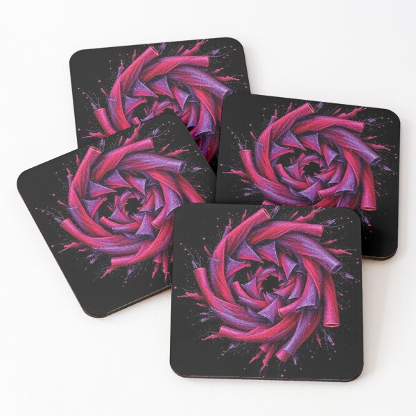 Item preview, Red Purple Abstract Swirl Paint Tubes designed and sold by Pioneer Spirit Market.