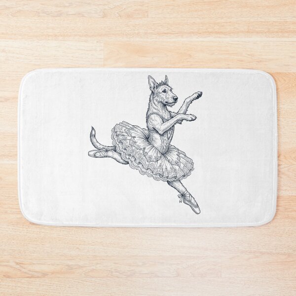 Item preview, Vintage Irish Wolfhound Ballet Dancer Ballerina Dog Lover designed and sold by dian-rody-crest.