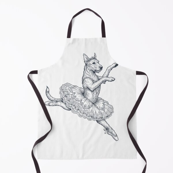 Item preview, Vintage Irish Wolfhound Ballet Dancer Ballerina Dog Lover designed and sold by dian-rody-crest.