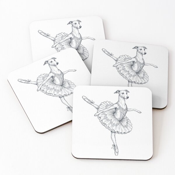 Item preview, Vintage Italian Greyhound Ballet Dancer Ballerina Dog Lover designed and sold by dian-rody-crest.