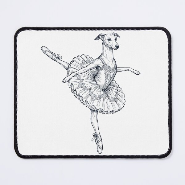 Item preview, Vintage Italian Greyhound Ballet Dancer Ballerina Dog Lover designed and sold by dian-rody-crest.