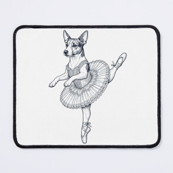Item preview, Vintage Jack Russell Terrier Ballet Dancer Ballerina Dog Lover designed and sold by dian-rody-crest.