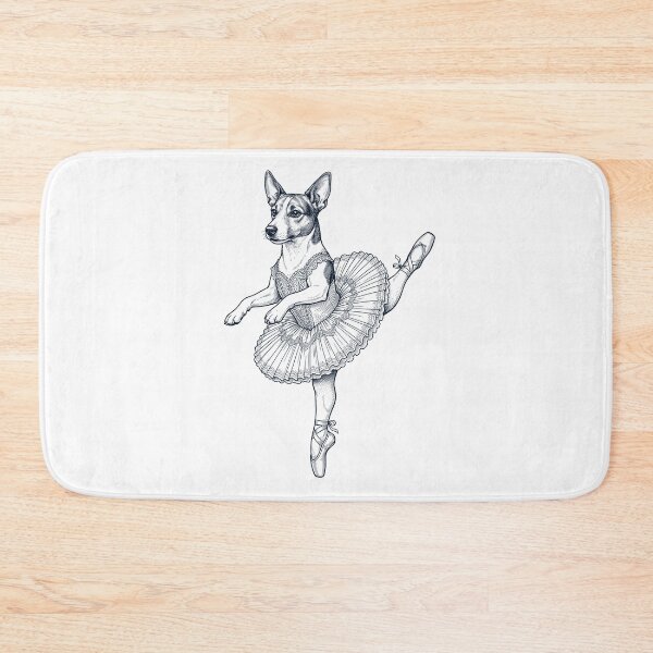 Artikelvorschau, Vintage Jack Russell Terrier Balletttänzerin Ballerina Hundeliebhaber entworfen und verkauft von dian-rody-crest.