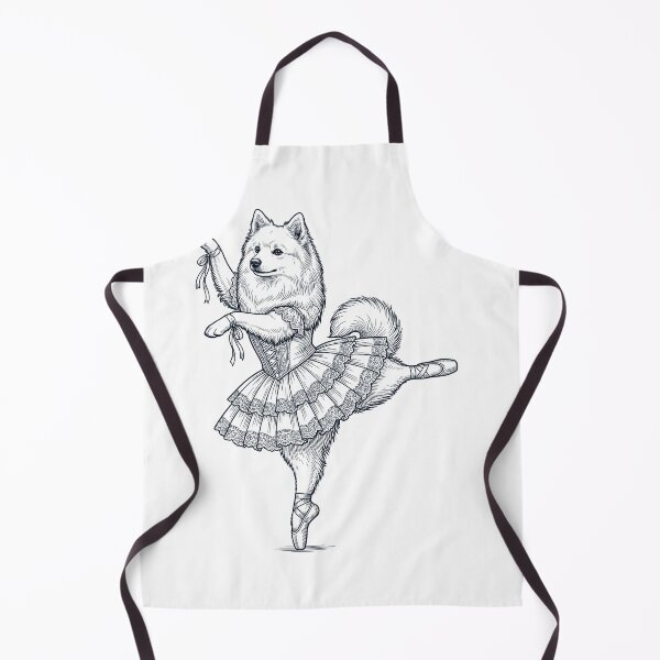 Item preview, Vintage Japanese Spitz Ballet Dancer Ballerina Dog Lover designed and sold by dian-rody-crest.