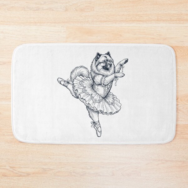 Item preview, Vintage Keeshond Ballet Dancer Ballerina Dog Lover designed and sold by dian-rody-crest.