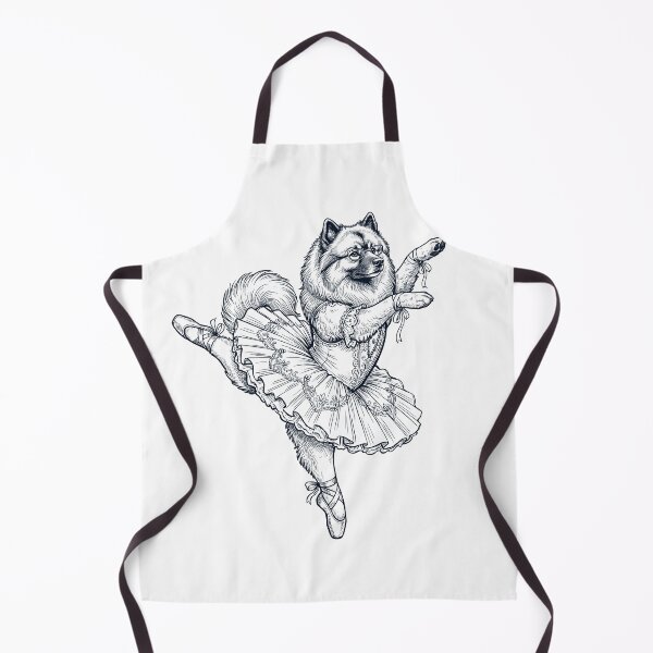 Item preview, Vintage Keeshond Ballet Dancer Ballerina Dog Lover designed and sold by dian-rody-crest.