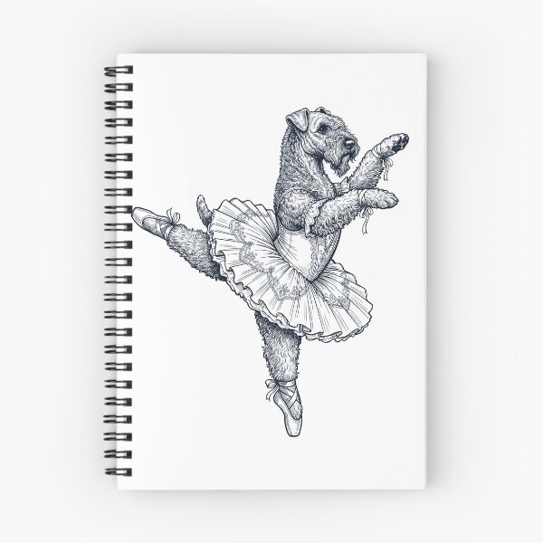 Item preview, Vintage Kerry Blue Terrier Ballet Dancer Ballerina Dog Lover designed and sold by dian-rody-crest.