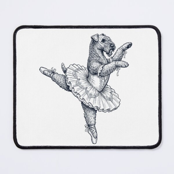 Item preview, Vintage Kerry Blue Terrier Ballet Dancer Ballerina Dog Lover designed and sold by dian-rody-crest.