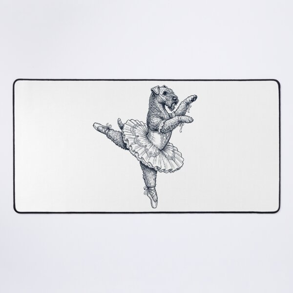 Item preview, Vintage Kerry Blue Terrier Ballet Dancer Ballerina Dog Lover designed and sold by dian-rody-crest.