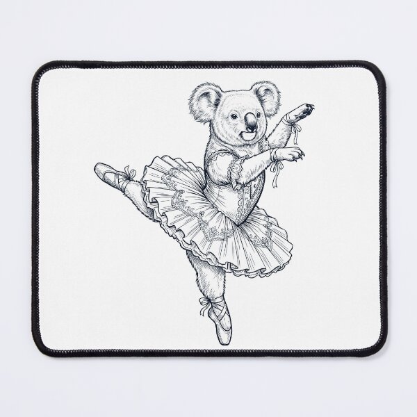 Item preview, Vintage Koala Ballet Dancer Ballerina Animal Lover designed and sold by dian-rody-crest.